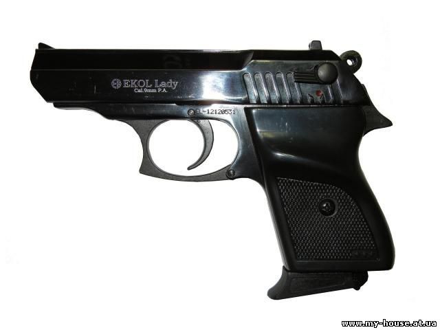 Стартовый пистолет ekol lady (чёрный)
