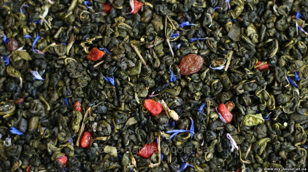 Чай зеленый с ароматом черной смородины
