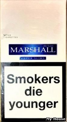 Сигареты опт мелкий крупный Marshal supere slims 280$ -500 пачек