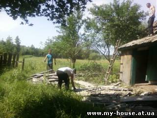 Демонтаж дачных домов Киев Разборка деревянных построек