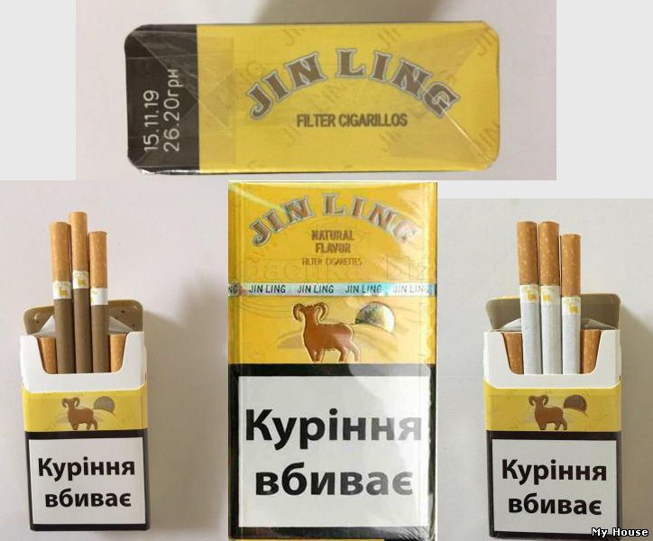 Оптовая продажа сигарет - Jin-Ling Украинский акциз