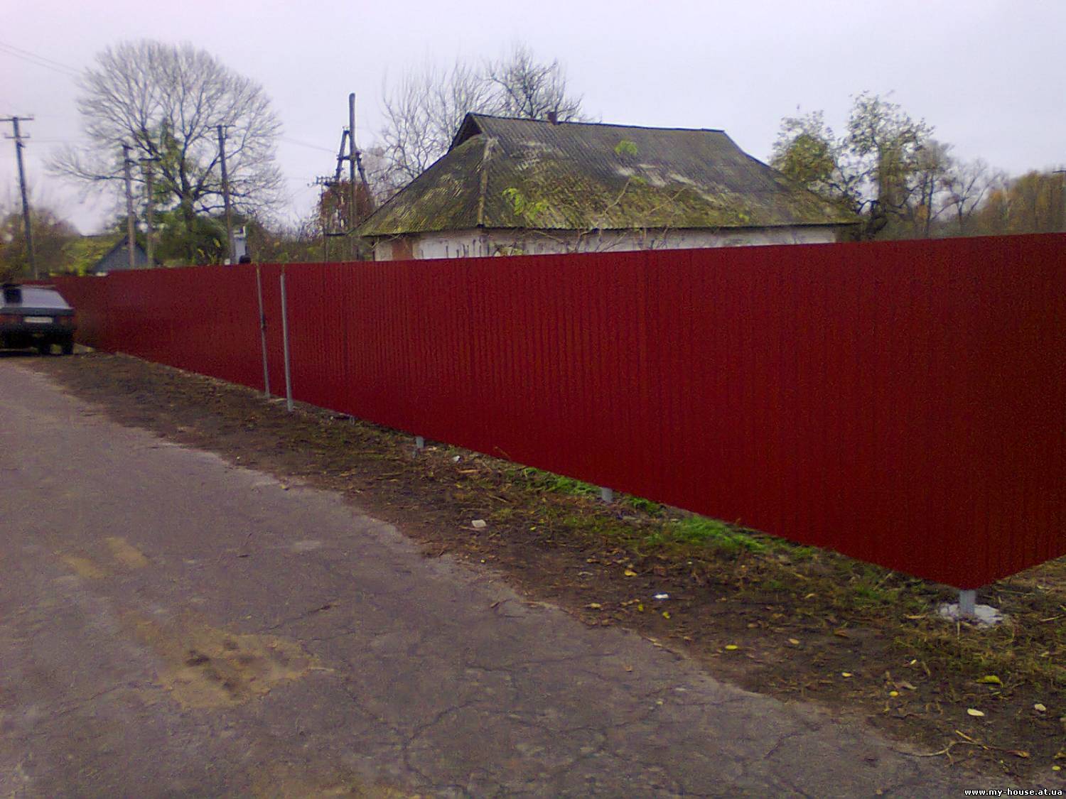 Заборы, Ворота, Калитки з профнастилу- Киев