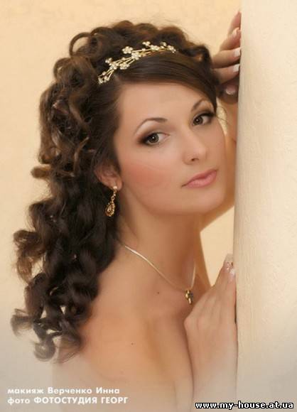 свадебные прически свадебный макияж