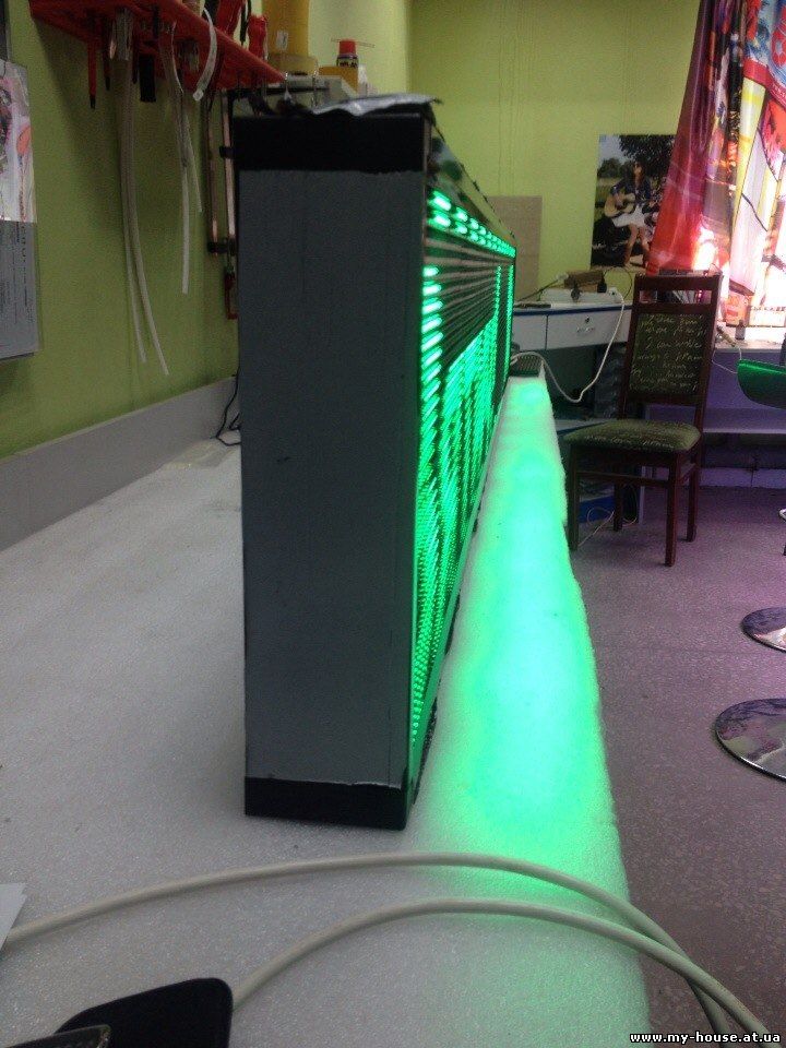 Бегущие светодиодные строки от производителя