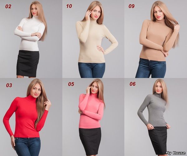 Женские кофты трикотажные, свитера оптом