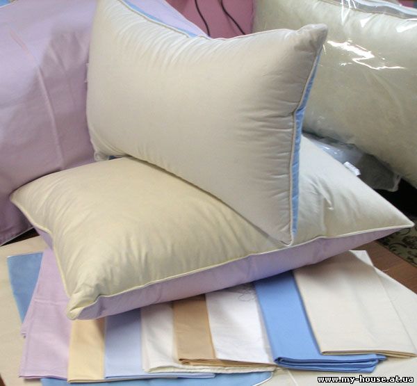 Подушки пухо-перові!  Окремо продаємо напірник германський від 10 шт.