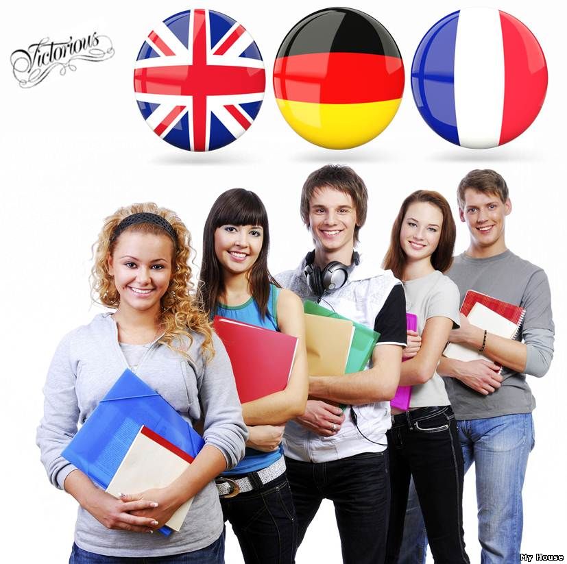 Курсы Viсtorious - английский, немецкий, французский языки.