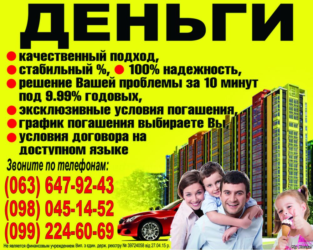 Заем. Кредит. Быстро. Без залога/под залог.