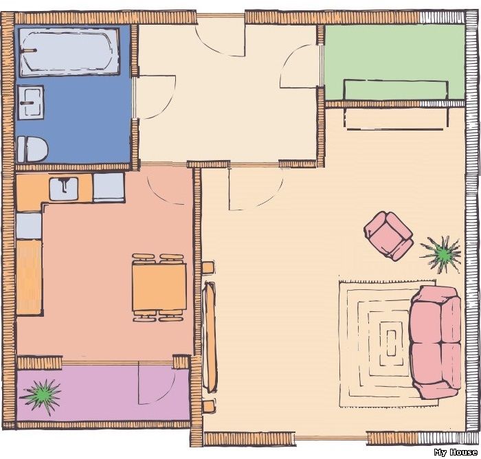 1-но комнатная квартира 40,08 кв.м в ЖК Чайка. с. Чайки