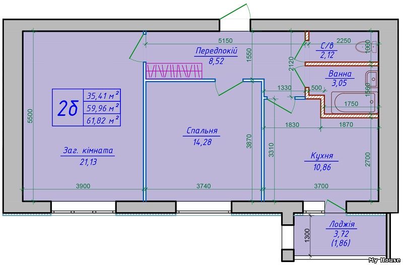 Продажа комфортабельной 2-ной квартиры в Петровском квартале. Святопетровское