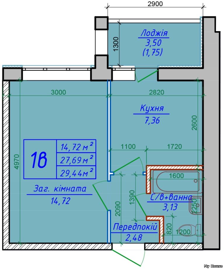 Продажа комфортабельной 1-ной квартиры в Петровском квартале. с. Святопетровское