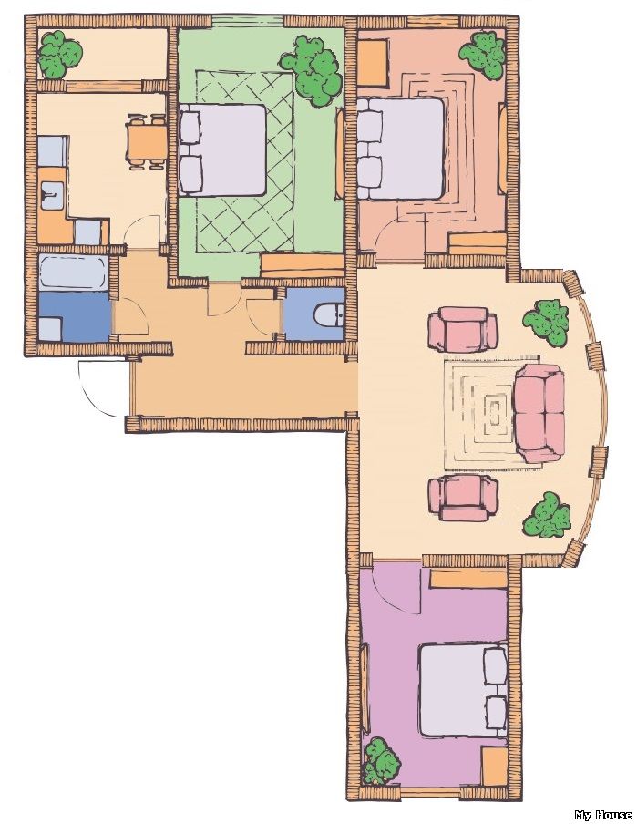 3-х комнатная квартира 106,26 кв.м в ЖК Чайка. Чайки