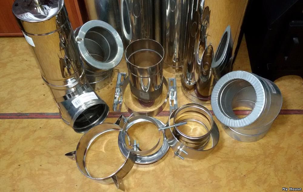 Дымоход для котла из нержавейки