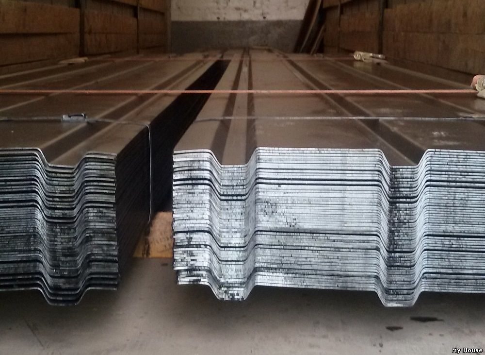 Профильный лист, гнутый профиль толщиной 2мм – 3мм.