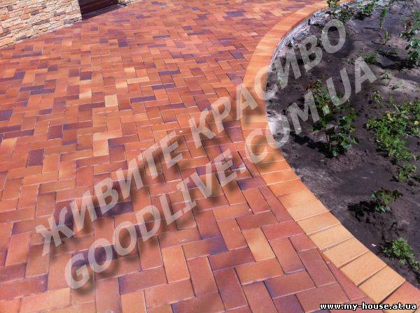 Укладка клинкерной плитки