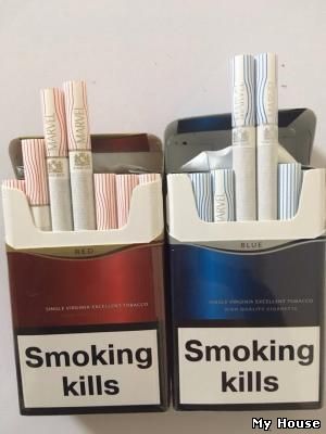 Сигареты оптом Marvel king size Red и Blue (340$)