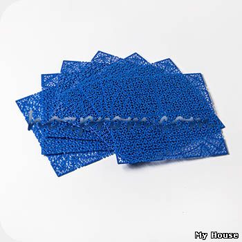 Синий дренажный коврик Лазурь – необходимый аксессуар для сыроделания