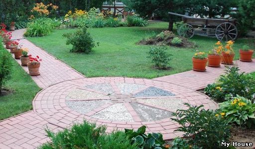 Благоустройство: механическая, ручная укладка ФЕМ, бордюры, дренаж