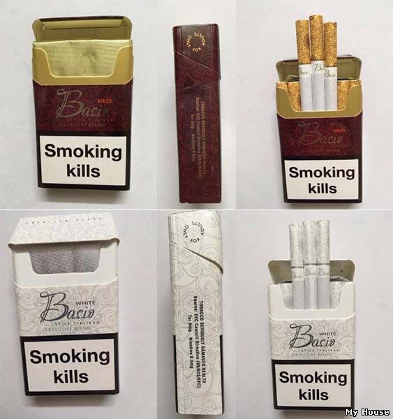 Оптовая продажа сигарет - Basio White, Red Duty Free