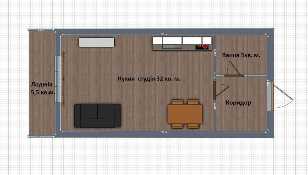 Однокімнатна квартира в новобудові. Ремонт. Рівне, мікрорайон Щасливе.