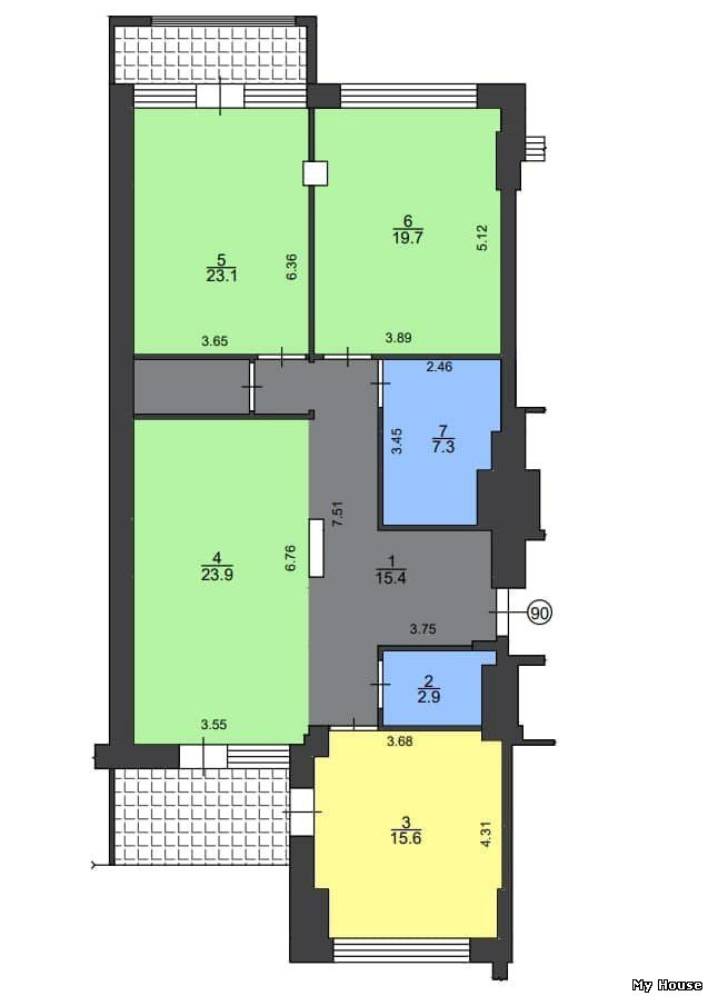 Продажа 3 комнатной квартиры ЖК Новопечерские Липки, ул. Драгомирова, 3.