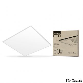 LED панель VIDEX 60W 4100K 220V матова 2шт/упак 25808