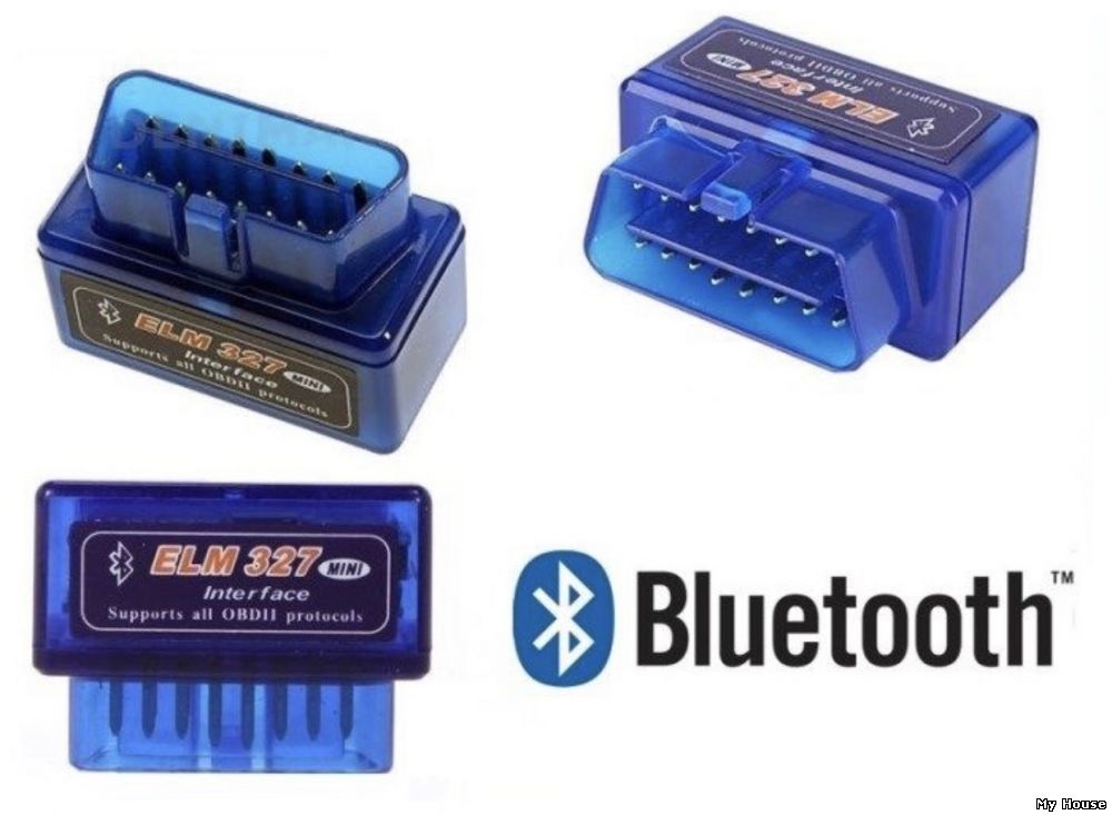 Диагностический сканер ЕЛМ ELM327 OBD-2 OBD2 ОБД2 версия 1.5 и 2.1