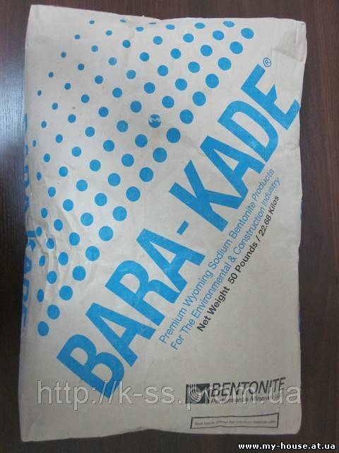 Бентонитовая глина для бурения, бентонит