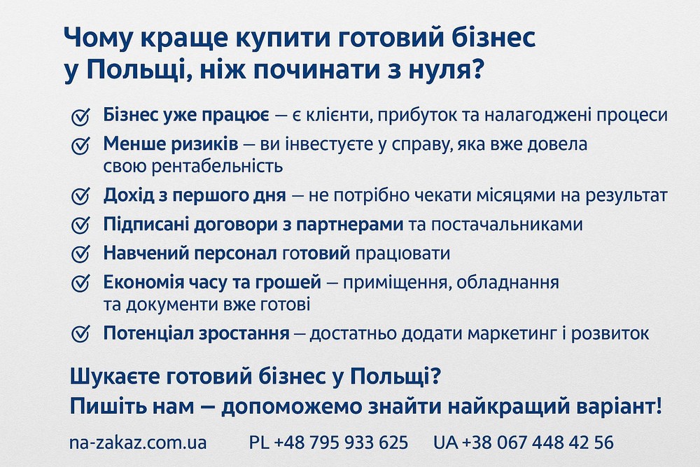 Бізнес в Польщі