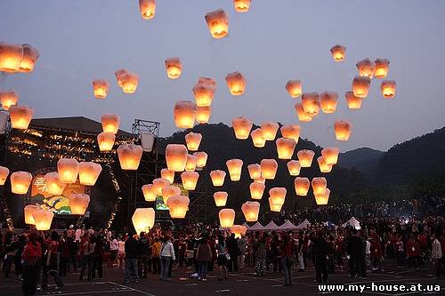 небесные фонарики