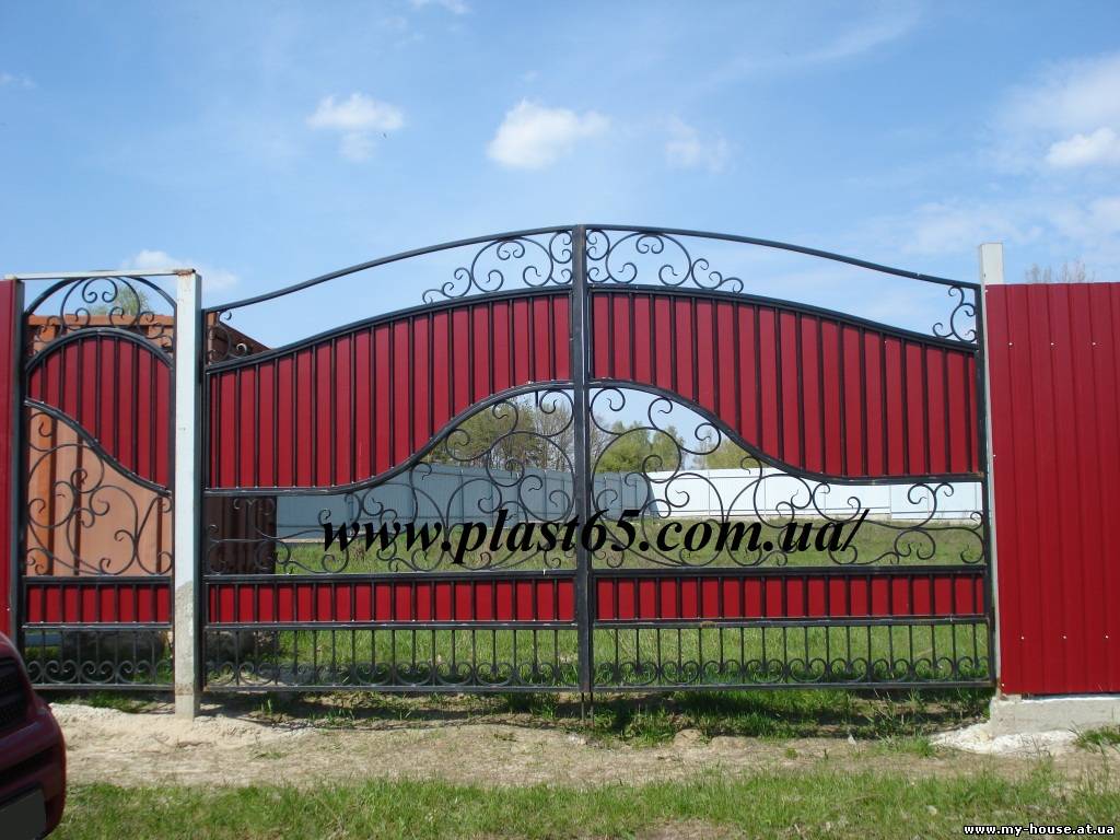 Изготовление заборов из профнастила, ворота, решетки, оградки, козырьки, изготовление, монтаж.
