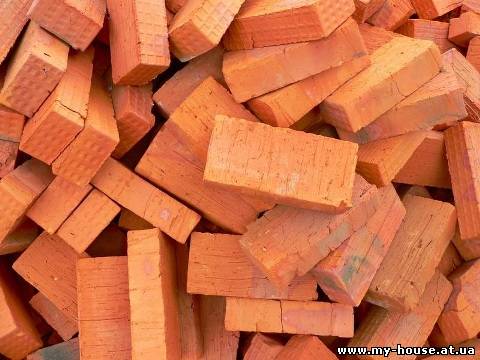 Кирпич красный керамический с доставкой по Харькову и области.