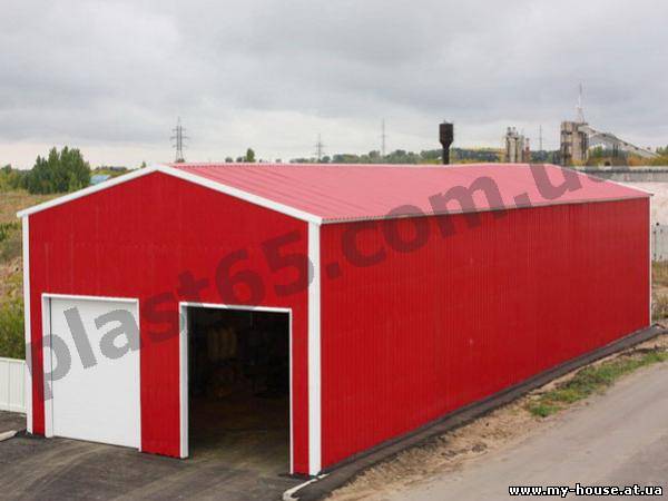 Строительство каркасных ангаров, каркасные быстровозводимые здания, сооружения под ключ в Украине.