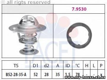 Термостат VOLVO TH6267.78J