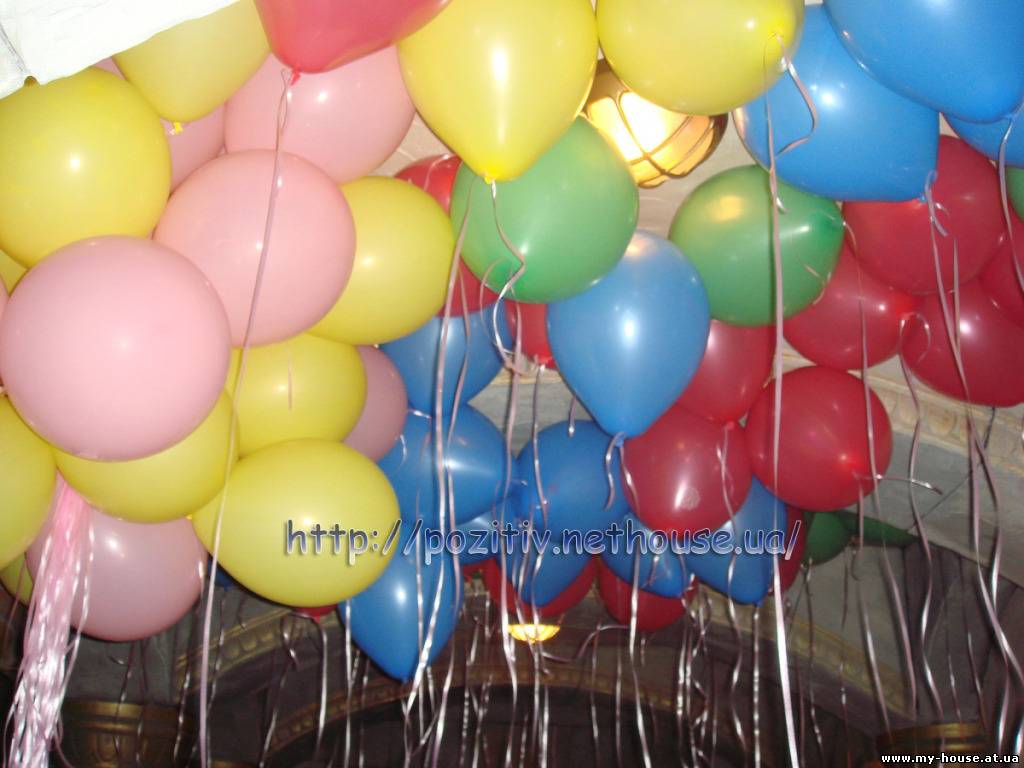 Шары с гелием, гелиевые шарики, шары наполненные гелием в Киеве.
