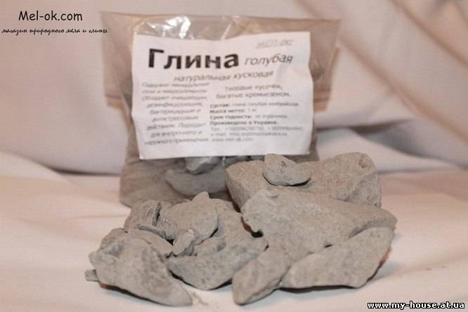 голубая глина