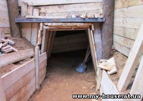 Штольня, Строительство водопровода, канализации, теплосети